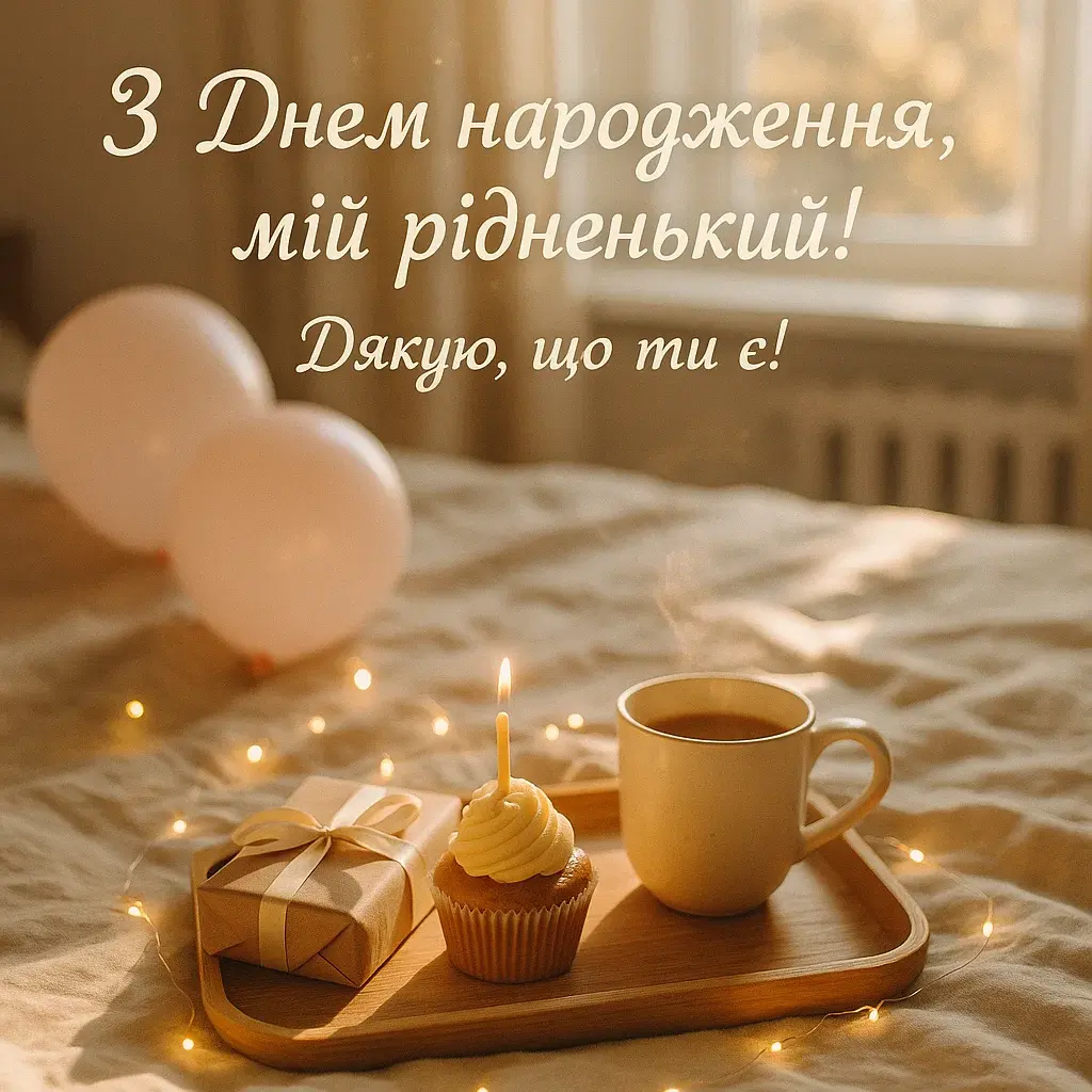 вірш з днем народження брату від сестри - Листівка 20