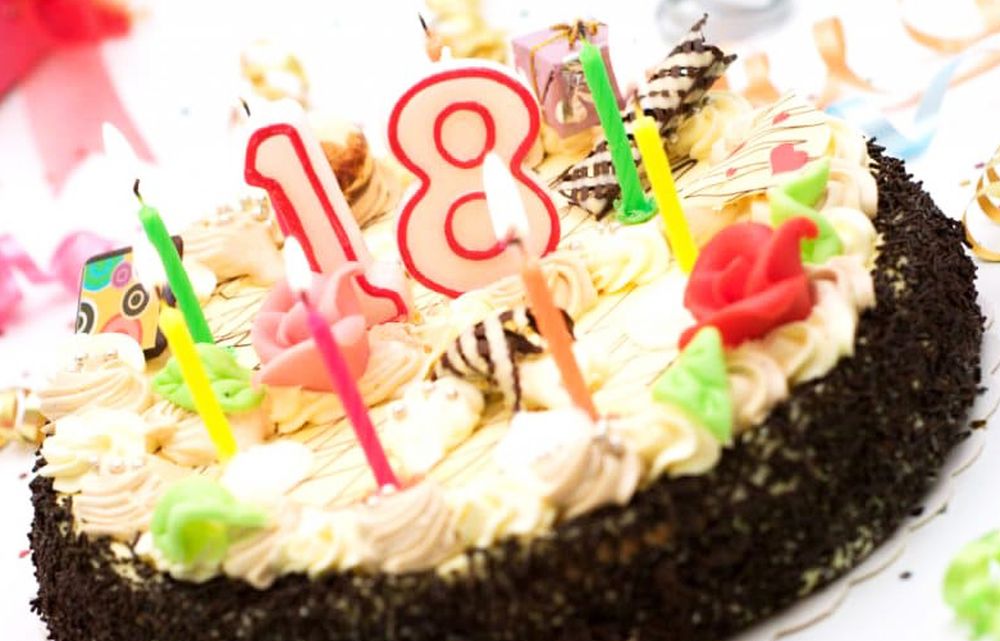 з днем народження 18 років - Листівка 3