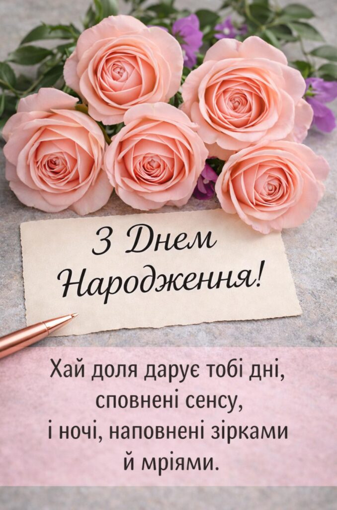 Гарні картинки з днем народження для рідних та друзів