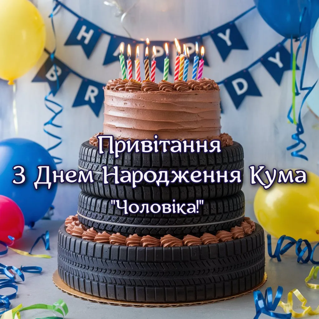 З днем народження кумові: красиві картинки та листівки
