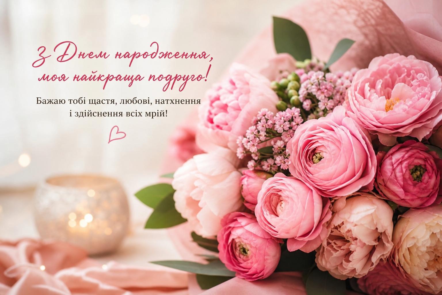 Зворушливі картинки з днем народження для рідних