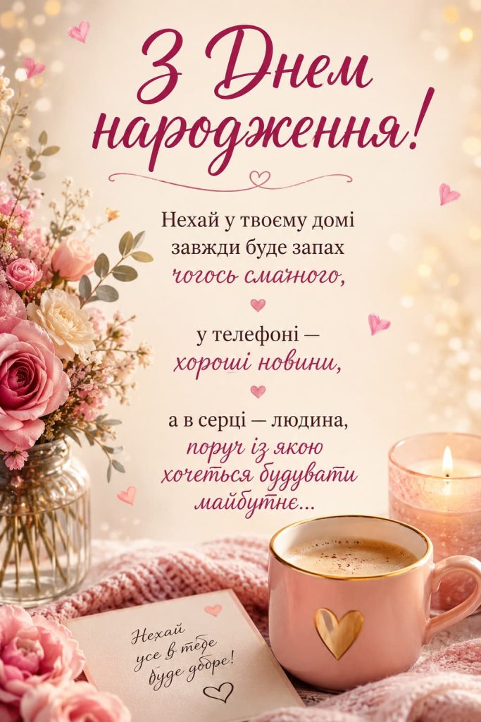 Зворушливі картинки з днем народження для рідних