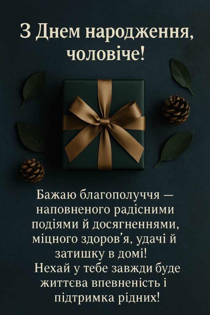 мудрі привітання з днем народження чоловіка - Листівка 5