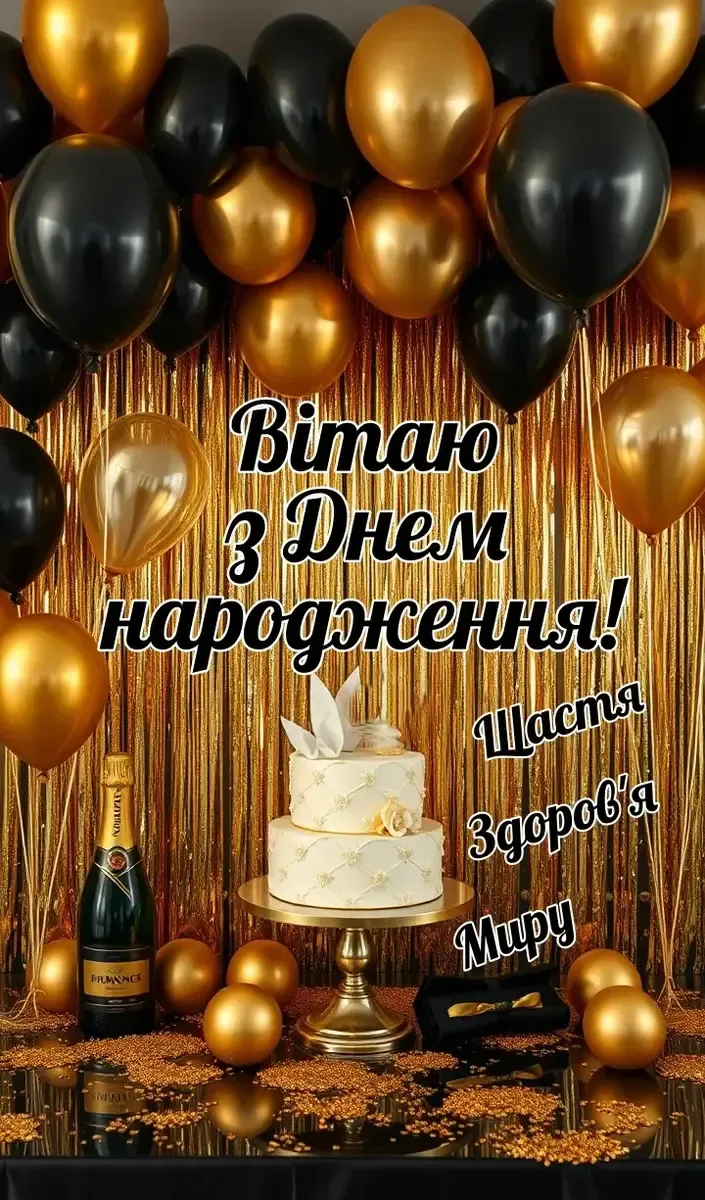 привітання коханому чоловіку з днем народження - Листівка 25