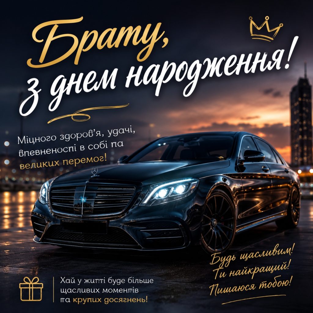 привітання з днем народження брату від сестри до сліз - Листівка 15