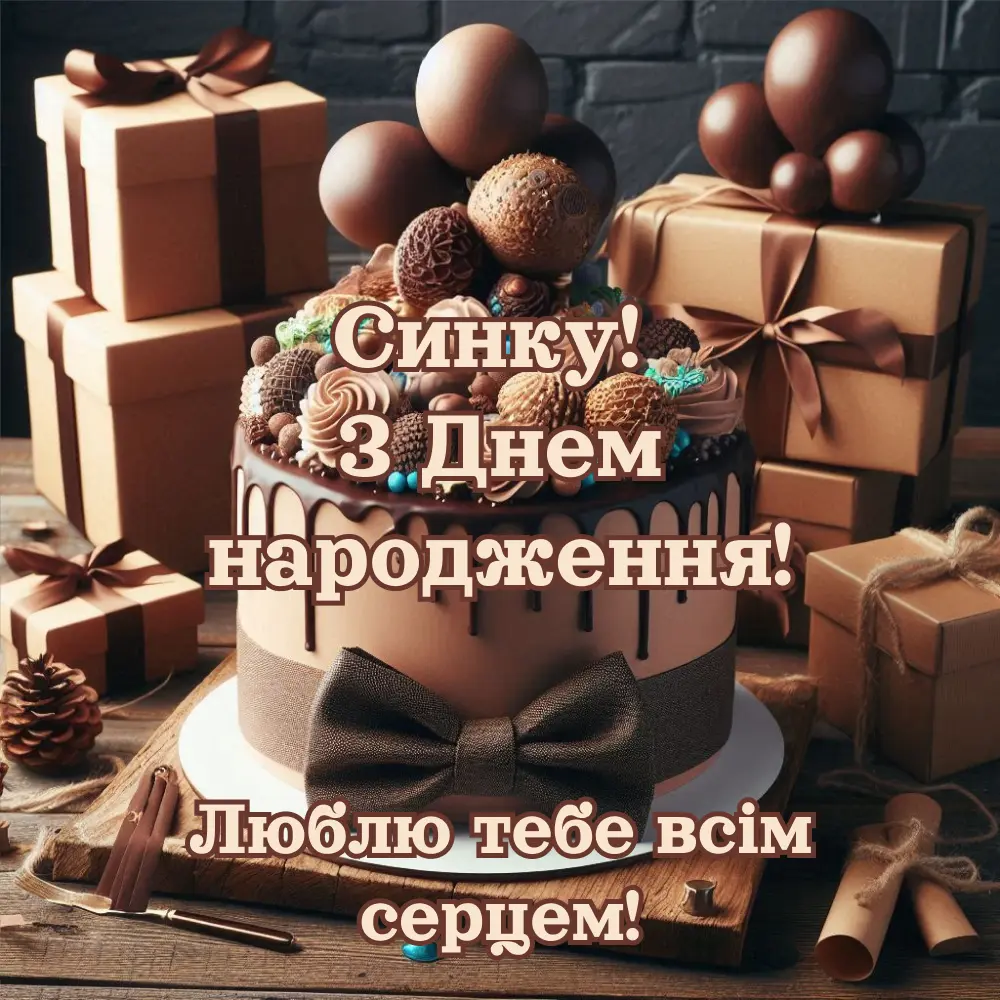 привітання з днем народження сина своїми словами, до сліз - Листівка 10